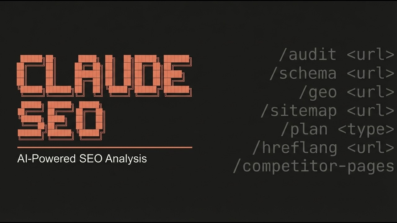 (1173) Claude Code Just Replaced Your Entire SEO Stack – 12 skills Demo – YouTube